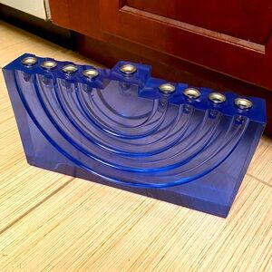 Rare Jonathan Adler Lucite Menorah Retired Judaica